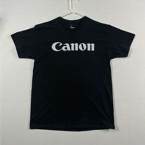 Canon Black T-Shirt Professional Camera Photographer, Brand New Without Tags